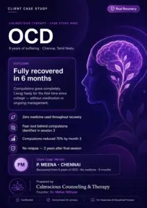 OCD recovery Case study in Salem